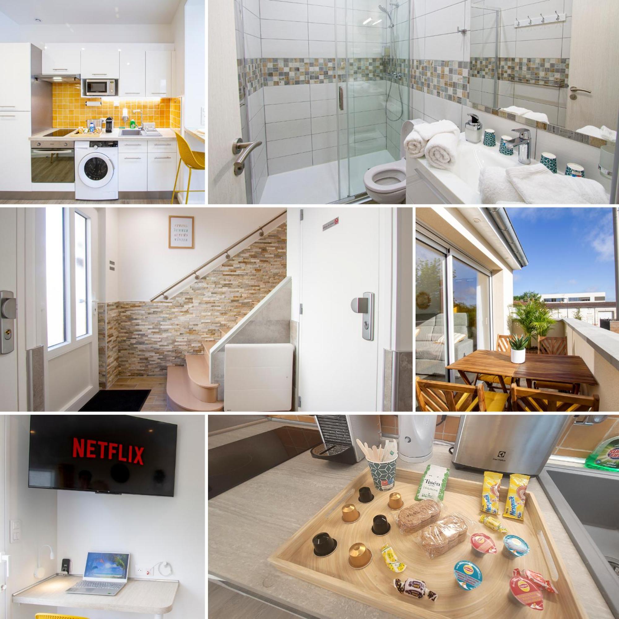 Soleil D'Ete - Netflix & Wifi - Balcon - Climatisation - Parking Gratuit - Check-In 24H24 - Emplacement Velos - Goodmarning Châlons-en-Champagne Exteriör bild